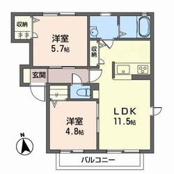 メゾンプルミエールの物件間取画像